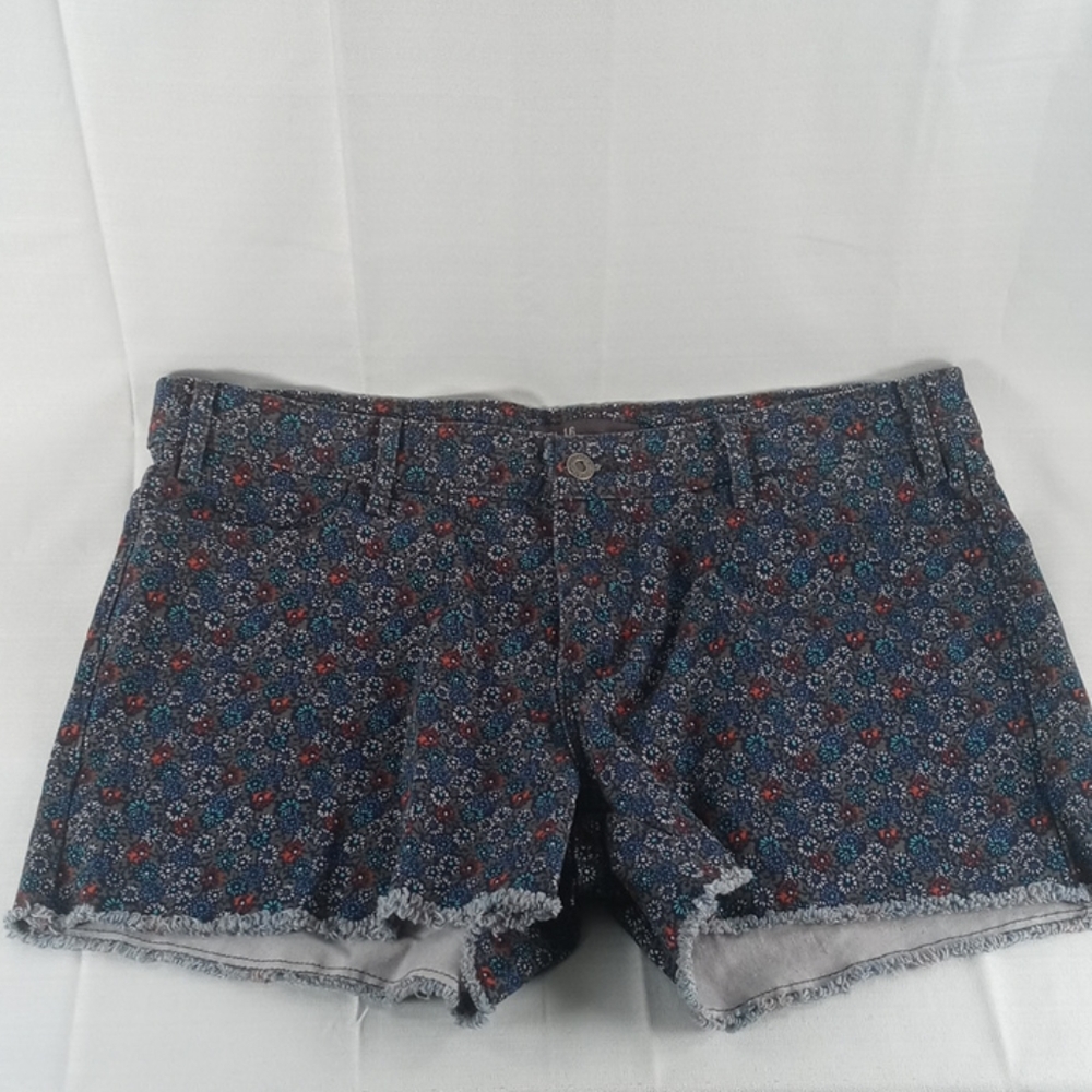 🚩7116 Levi's floral print denim shorts 16 CLEARANCE